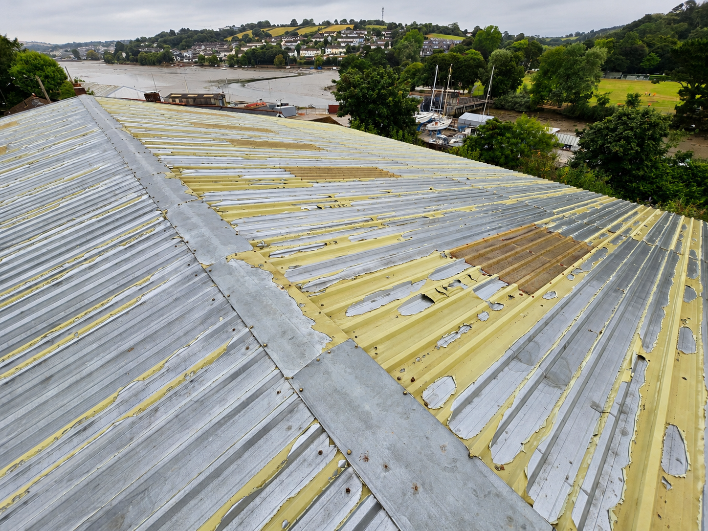 Failed Roof Cladding Paint